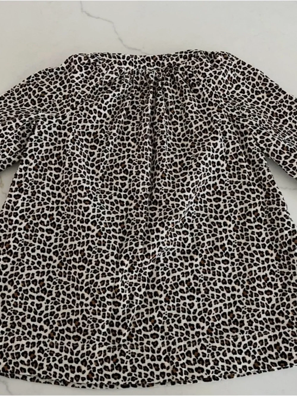 GAP Kids Leopard-Print Tunic Dress - Black & Cream